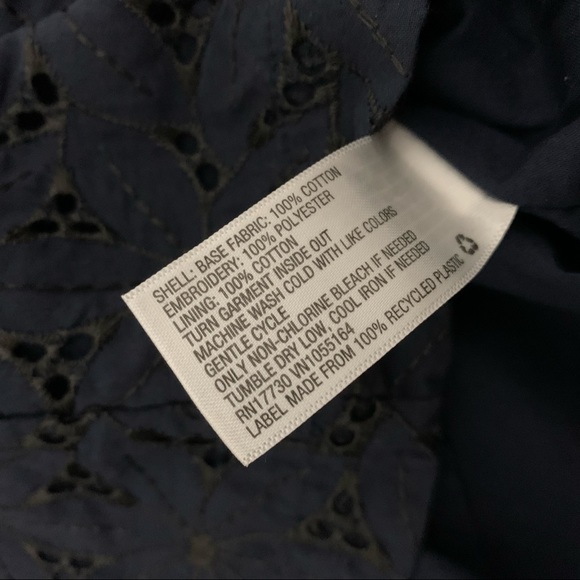 A New Day—Navy and Black Eyelet Tank Top—Size XS - Picture 10 of 10